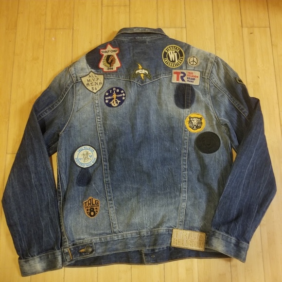 ⛔⛔SOLD⛔⛔True Religion Jimmy Patchwork jacket - Picture 5 of 8